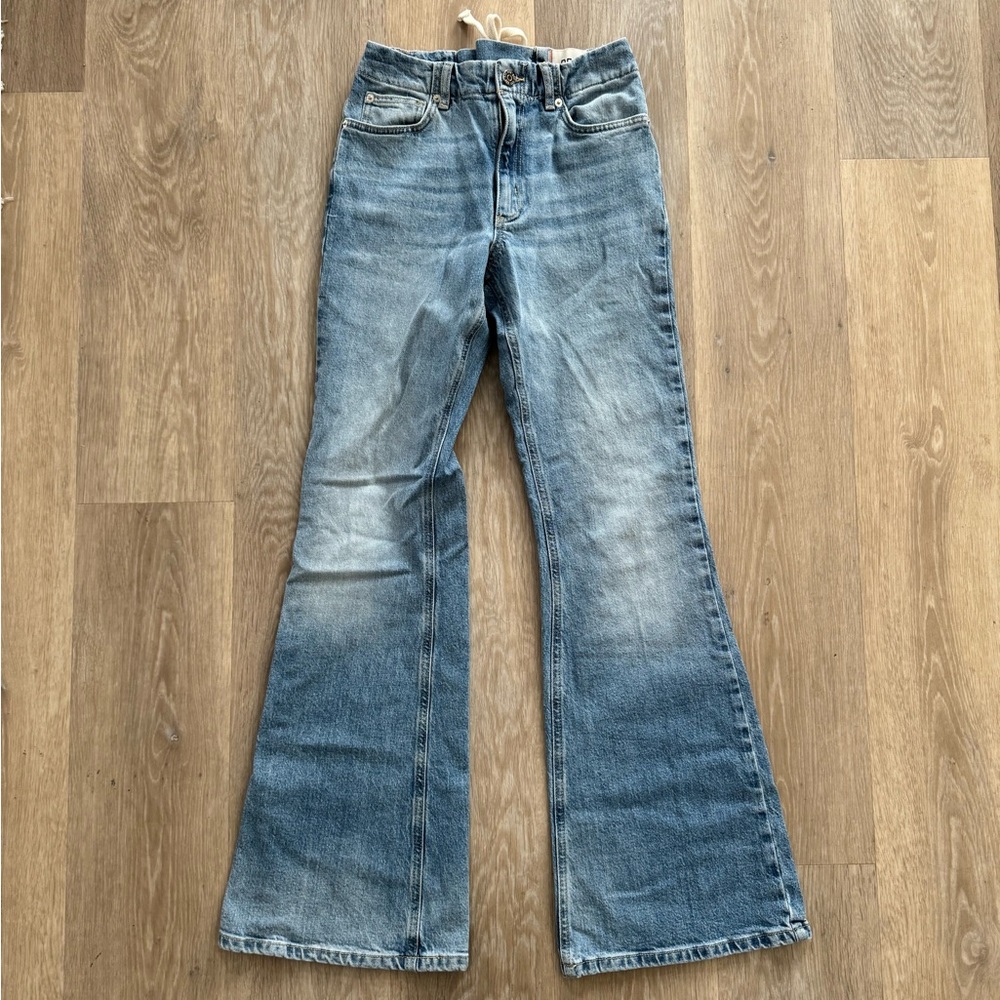 BDG Lace-Up Flare Jean